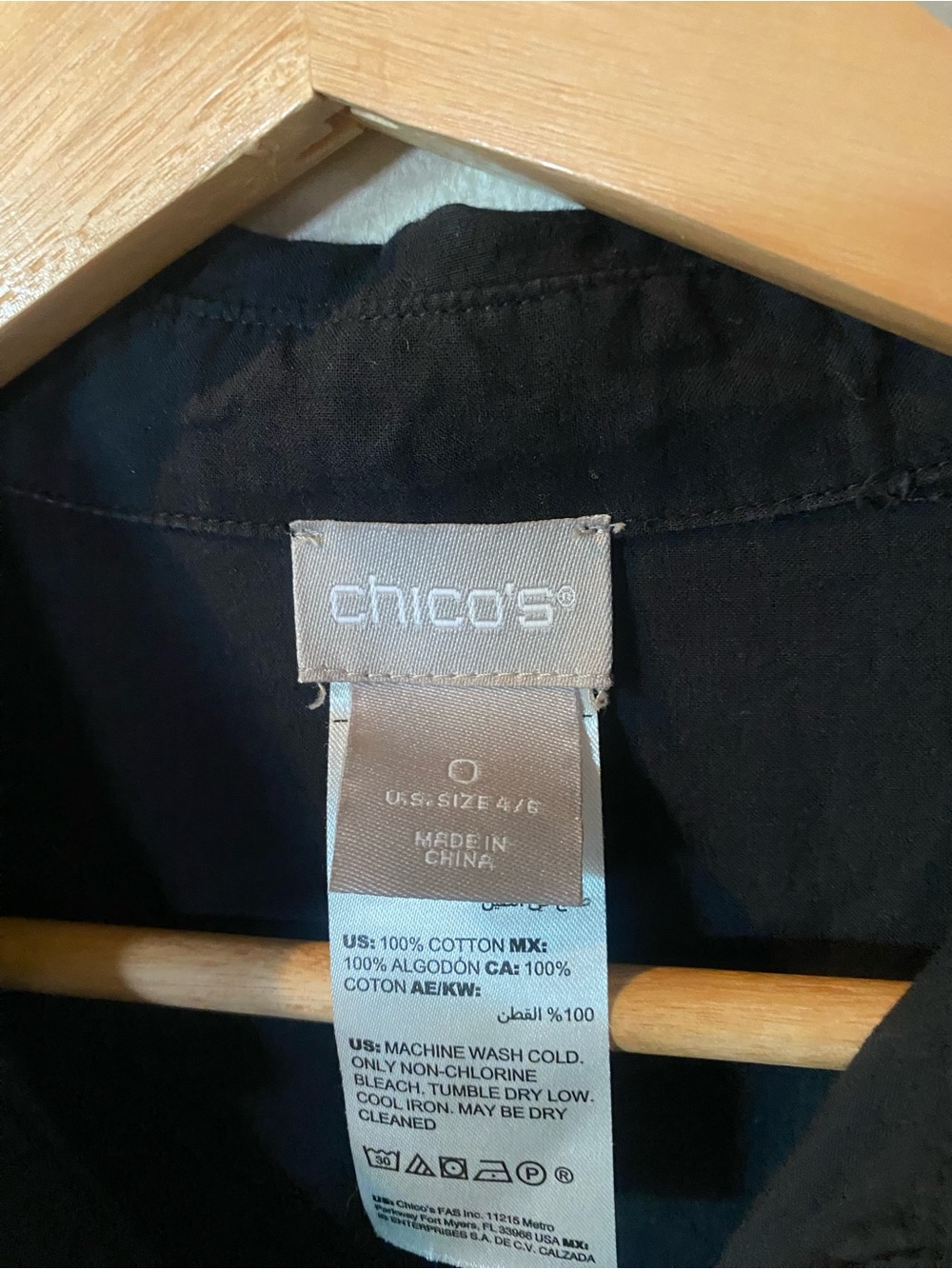 Chico's Eyelet Button-Down - Picture 6 of 7